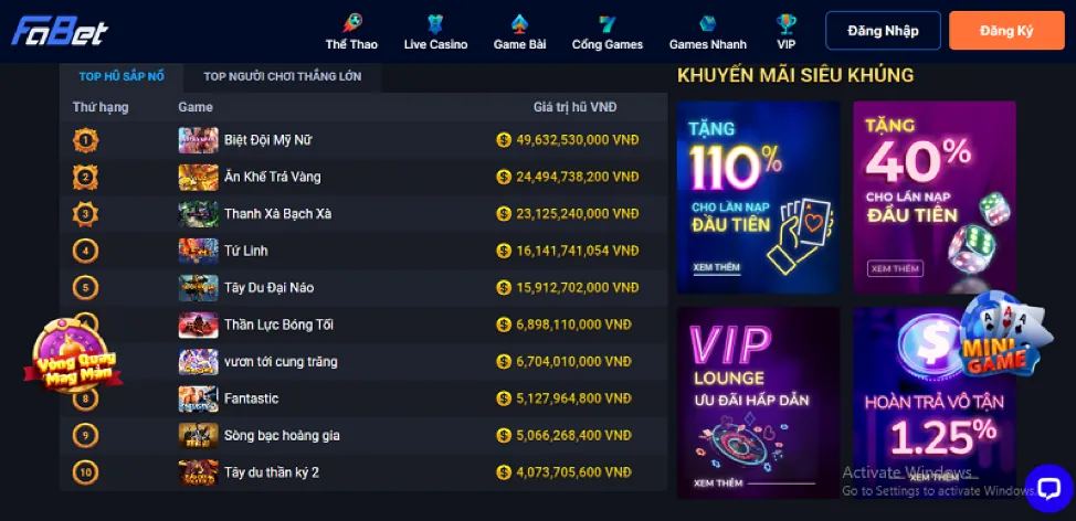 Hướng dẫn chơi game slot tại Big777